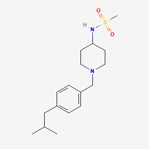 N-[1-(4-isobutylbenzyl)piperidin-4-yl]methanesulfonamide