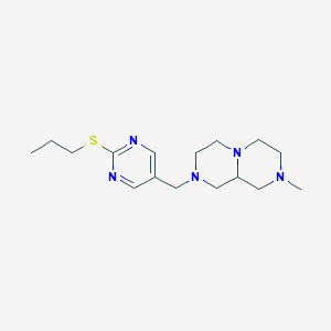 2-methyl-8-{[2-(propylthio)pyrimidin-5-yl]methyl}octahydro-2H-pyrazino[1,2-a]pyrazine