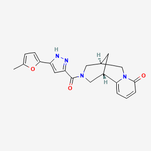 (1S,5R)-3-{[3-(5-methyl-2-furyl)-1H-pyrazol-5-yl]carbonyl}-1,2,3,4,5,6-hexahydro-8H-1,5-methanopyrido[1,2-a][1,5]diazocin-8-one