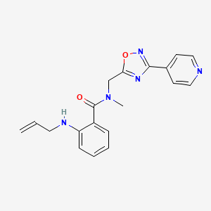 2-(allylamino)-N-methyl-N-[(3-pyridin-4-yl-1,2,4-oxadiazol-5-yl)methyl]benzamide