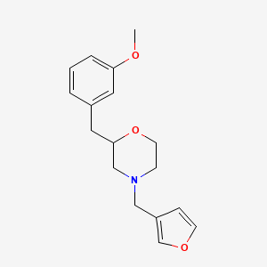 4-(3-furylmethyl)-2-(3-methoxybenzyl)morpholine