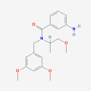 3-amino-N-(3,5-dimethoxybenzyl)-N-(2-methoxy-1-methylethyl)benzamide