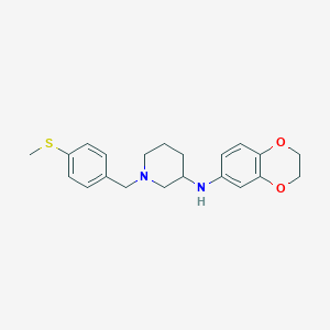 N-(2,3-dihydro-1,4-benzodioxin-6-yl)-1-[4-(methylthio)benzyl]-3-piperidinamine