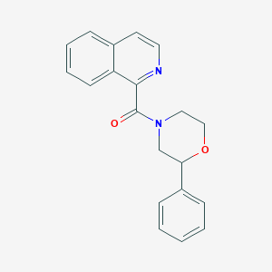 1-[(2-phenyl-4-morpholinyl)carbonyl]isoquinoline