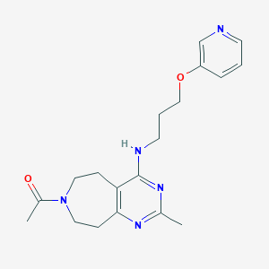 7-acetyl-2-methyl-N-[3-(pyridin-3-yloxy)propyl]-6,7,8,9-tetrahydro-5H-pyrimido[4,5-d]azepin-4-amine