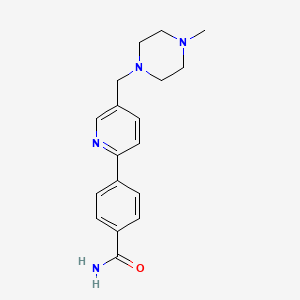 4-{5-[(4-methylpiperazin-1-yl)methyl]pyridin-2-yl}benzamide