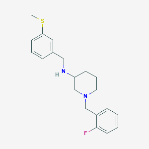 1-(2-fluorobenzyl)-N-[3-(methylthio)benzyl]-3-piperidinamine