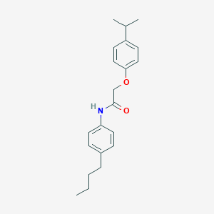 molecular formula C21H27NO2 B379559 N-(4-butylphenyl)-2-(4-isopropylphenoxy)acetamide 