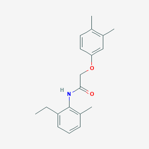 molecular formula C19H23NO2 B379561 2-(3,4-dimethylphenoxy)-N-(2-ethyl-6-methylphenyl)acetamide 