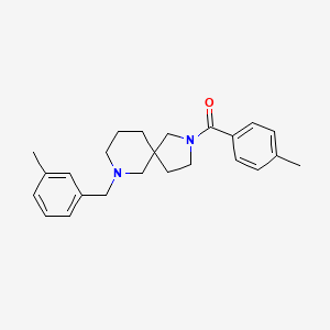 2-(4-methylbenzoyl)-7-(3-methylbenzyl)-2,7-diazaspiro[4.5]decane