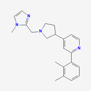 2-(2,3-dimethylphenyl)-4-{1-[(1-methyl-1H-imidazol-2-yl)methyl]pyrrolidin-3-yl}pyridine