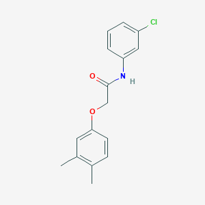 molecular formula C16H16ClNO2 B379564 N-(3-chlorophenyl)-2-(3,4-dimethylphenoxy)acetamide 