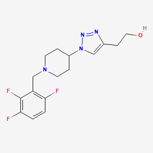 2-{1-[1-(2,3,6-trifluorobenzyl)-4-piperidinyl]-1H-1,2,3-triazol-4-yl}ethanol trifluoroacetate (salt)