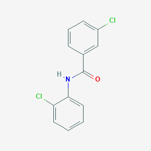 molecular formula C13H9Cl2NO B379570 3-chloro-N-(2-chlorophenyl)benzamide CAS No. 83426-46-4