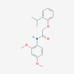 N-(2,4-dimethoxyphenyl)-2-[2-(propan-2-yl)phenoxy]acetamide