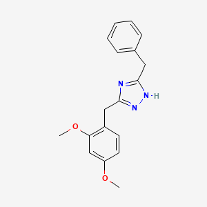 3-benzyl-5-(2,4-dimethoxybenzyl)-1H-1,2,4-triazole