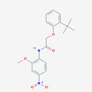 2-(2-tert-butylphenoxy)-N-(2-methoxy-4-nitrophenyl)acetamide