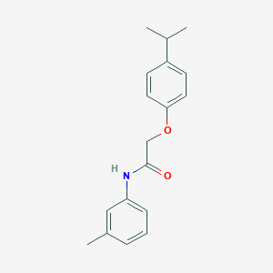 molecular formula C18H21NO2 B379579 2-(4-Isopropyl-phenoxy)-N-m-tolyl-acetamide 