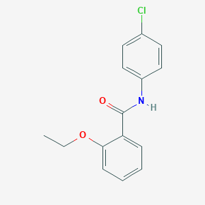 molecular formula C15H14ClNO2 B379587 N-(4-chlorophenyl)-2-ethoxybenzamide 