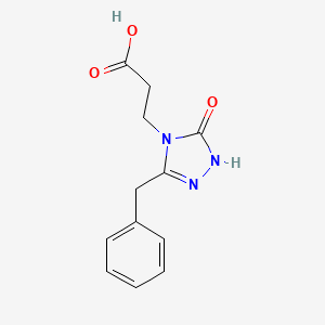 3-(3-benzyl-5-oxo-1H-1,2,4-triazol-4-yl)propanoic acid