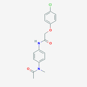 N-{4-[acetyl(methyl)amino]phenyl}-2-(4-chlorophenoxy)acetamide