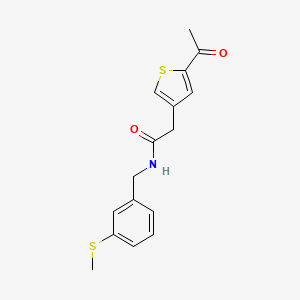 2-(5-acetyl-3-thienyl)-N-[3-(methylthio)benzyl]acetamide