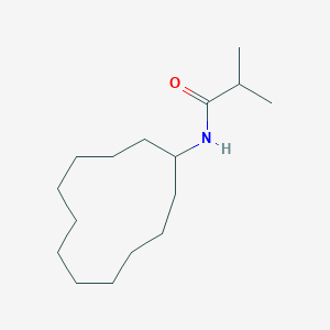 molecular formula C16H31NO B379606 N-cyclododecyl-2-methylpropanamide 