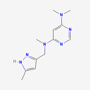 N,N,N'-trimethyl-N'-[(5-methyl-1H-pyrazol-3-yl)methyl]-4,6-pyrimidinediamine