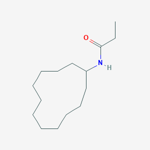 molecular formula C15H29NO B379608 N-cyclododecylpropanamide 
