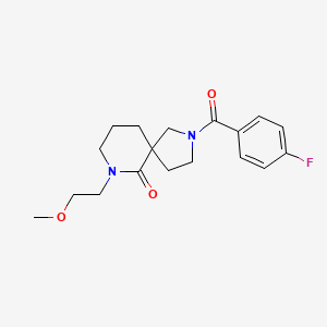 2-(4-fluorobenzoyl)-7-(2-methoxyethyl)-2,7-diazaspiro[4.5]decan-6-one