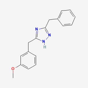 3-benzyl-5-(3-methoxybenzyl)-1H-1,2,4-triazole