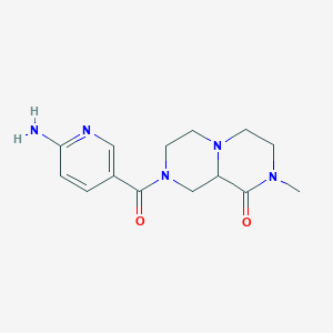 8-[(6-aminopyridin-3-yl)carbonyl]-2-methylhexahydro-2H-pyrazino[1,2-a]pyrazin-1(6H)-one