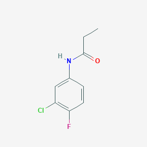 N-(3-chloro-4-fluorophenyl)propanamide