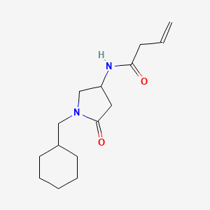 N-[1-(cyclohexylmethyl)-5-oxo-3-pyrrolidinyl]-3-butenamide