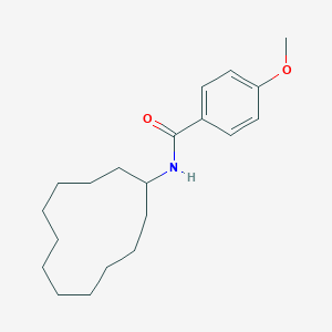 molecular formula C20H31NO2 B379622 N-cyclododecyl-4-methoxybenzamide CAS No. 304890-27-5