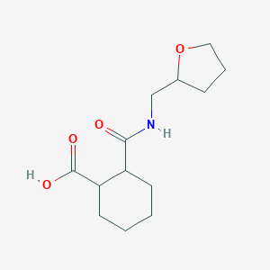 molecular formula C13H21NO4 B379624 2-[(四氢呋喃-2-基甲基)-氨基羰基]-环己烷羧酸 CAS No. 1212225-87-0