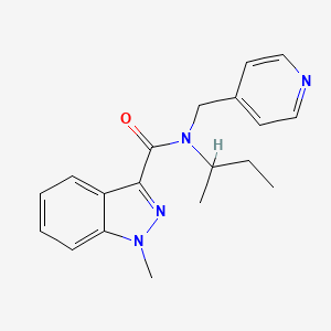 N-(sec-butyl)-1-methyl-N-(pyridin-4-ylmethyl)-1H-indazole-3-carboxamide