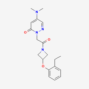 5-(dimethylamino)-2-{2-[3-(2-ethylphenoxy)-1-azetidinyl]-2-oxoethyl}-3(2H)-pyridazinone