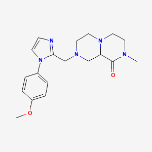 8-{[1-(4-methoxyphenyl)-1H-imidazol-2-yl]methyl}-2-methylhexahydro-2H-pyrazino[1,2-a]pyrazin-1(6H)-one