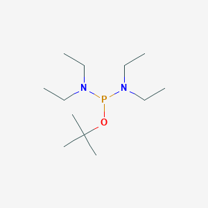 molecular formula C12H29N2OP B037965 Bis(diethylamino)-tert-butoxyphosphine CAS No. 118818-64-7