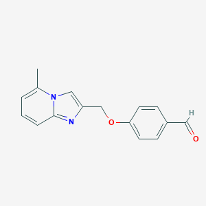 4-[(5-Methylimidazo[1,2-a]pyridin-2-yl)methoxy]benzaldehyde