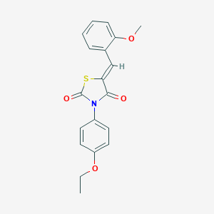 3-(4-Ethoxyphenyl)-5-(2-methoxybenzylidene)-1,3-thiazolidine-2,4-dione