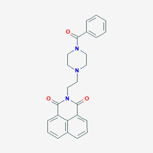 2-(2-(4-benzoylpiperazin-1-yl)ethyl)-1H-benzo[de]isoquinoline-1,3(2H)-dione