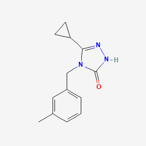 5-cyclopropyl-4-(3-methylbenzyl)-2,4-dihydro-3H-1,2,4-triazol-3-one