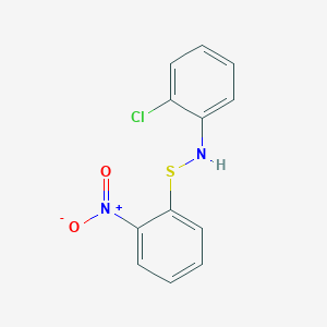 molecular formula C12H9ClN2O2S B379663 1-[(2-Chloroanilino)sulfanyl]-2-nitrobenzene 