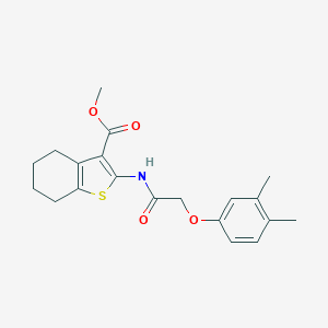 Methyl 2-{[(3,4-dimethylphenoxy)acetyl]amino}-4,5,6,7-tetrahydro-1-benzothiophene-3-carboxylate