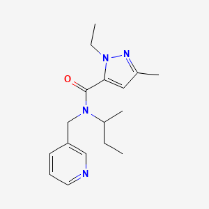 N-(sec-butyl)-1-ethyl-3-methyl-N-(pyridin-3-ylmethyl)-1H-pyrazole-5-carboxamide