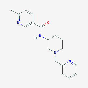 6-methyl-N-[1-(2-pyridinylmethyl)-3-piperidinyl]nicotinamide