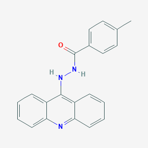 molecular formula C21H17N3O B379686 N'-acridin-9-yl-4-methylbenzohydrazide CAS No. 28951-33-9