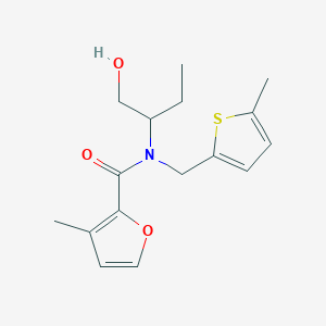 N-[1-(hydroxymethyl)propyl]-3-methyl-N-[(5-methyl-2-thienyl)methyl]-2-furamide